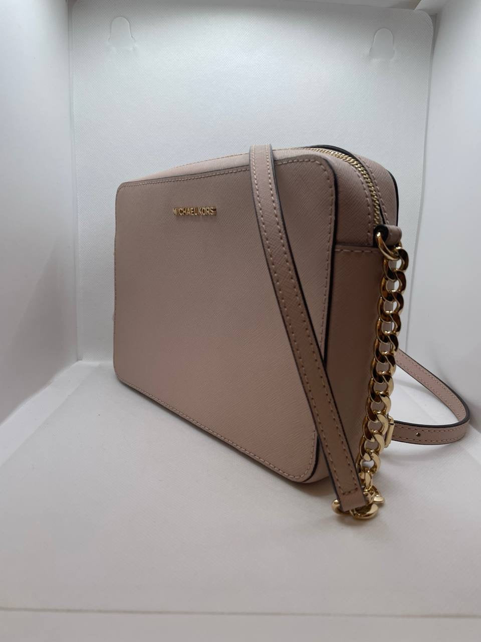 Borsa Michael Kors Camera bag rosa cipria