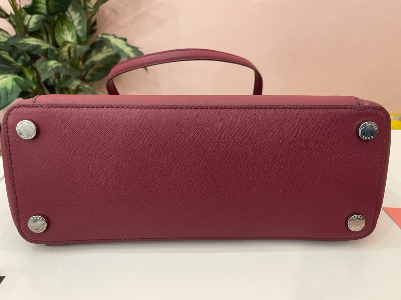 Borsa shopper Mk bordeaux