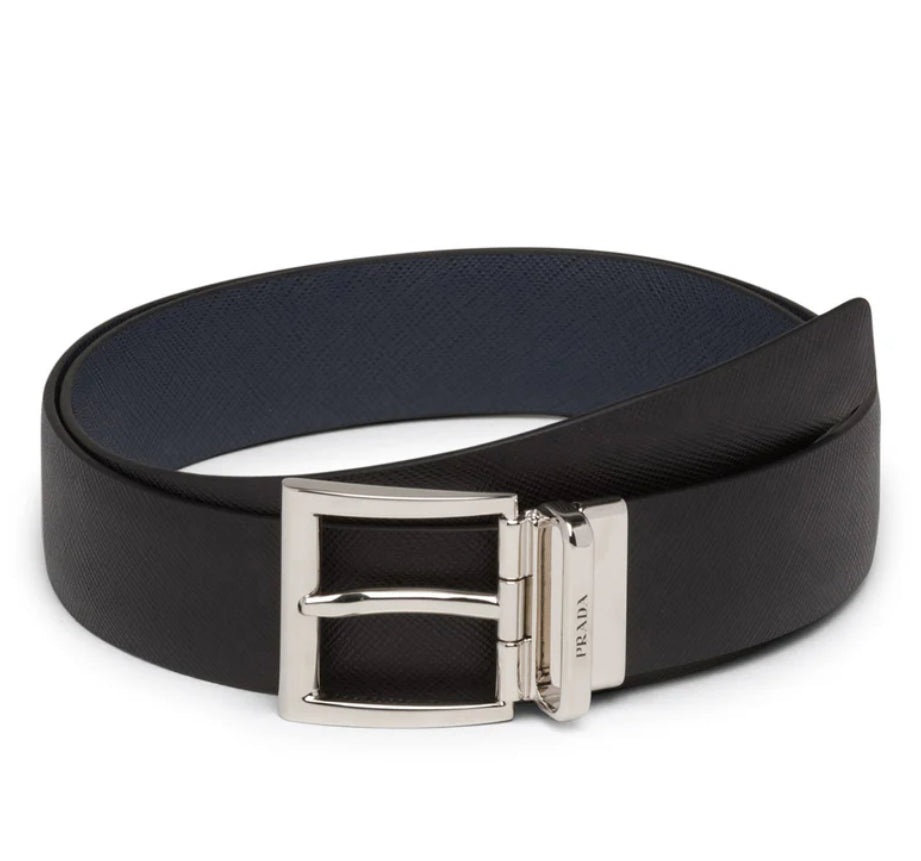 Cintura Prada uomo reversibile