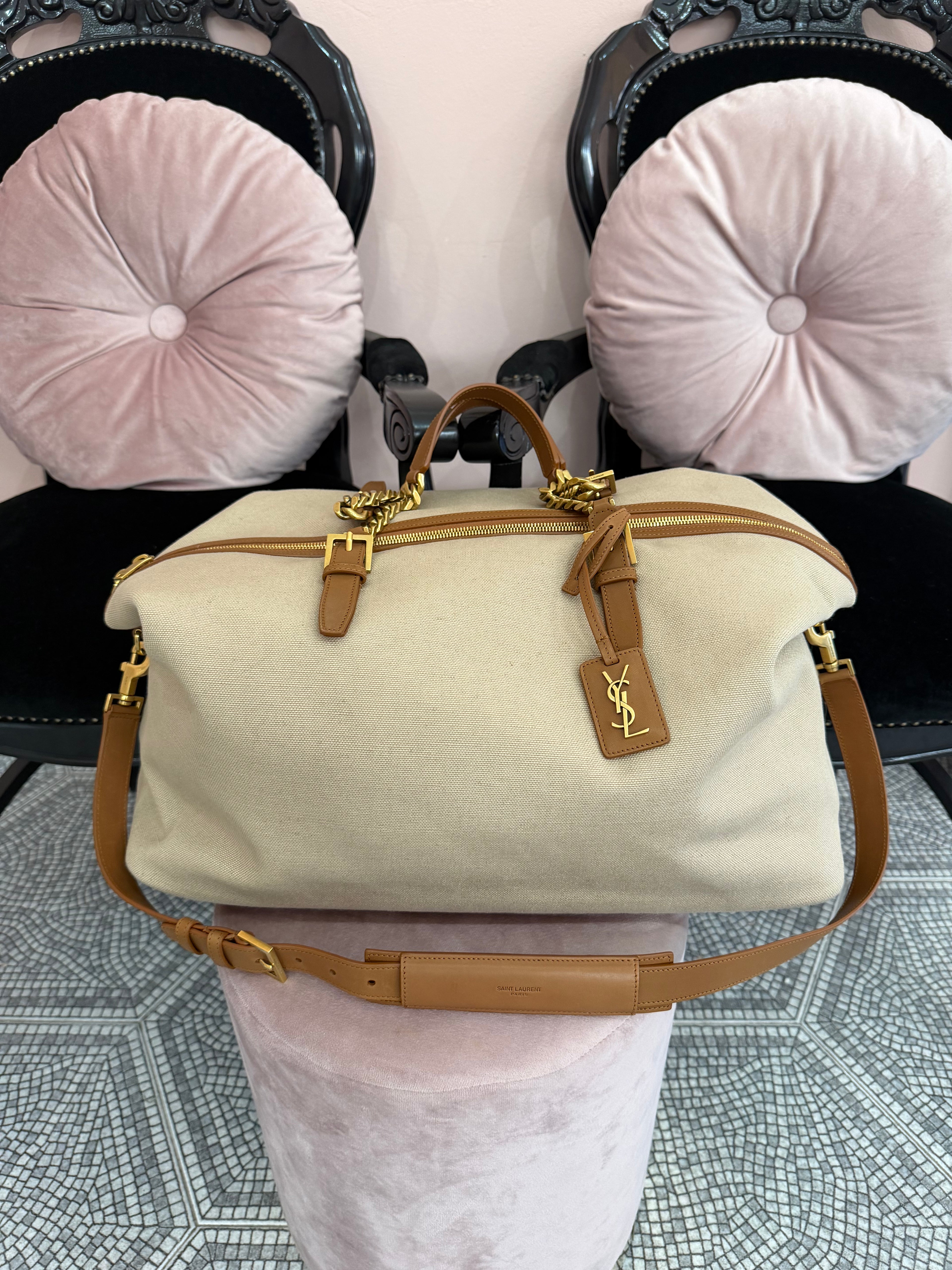 Borsa Saint Laurent daffle bag canapa