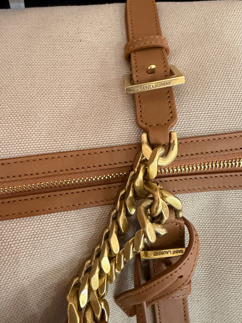 Borsa Saint Laurent daffle bag canapa