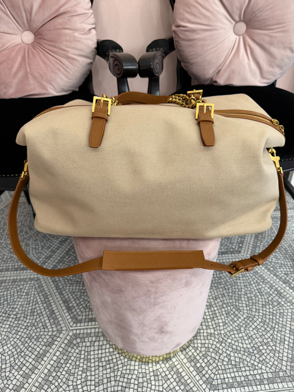 Borsa Saint Laurent daffle bag canapa
