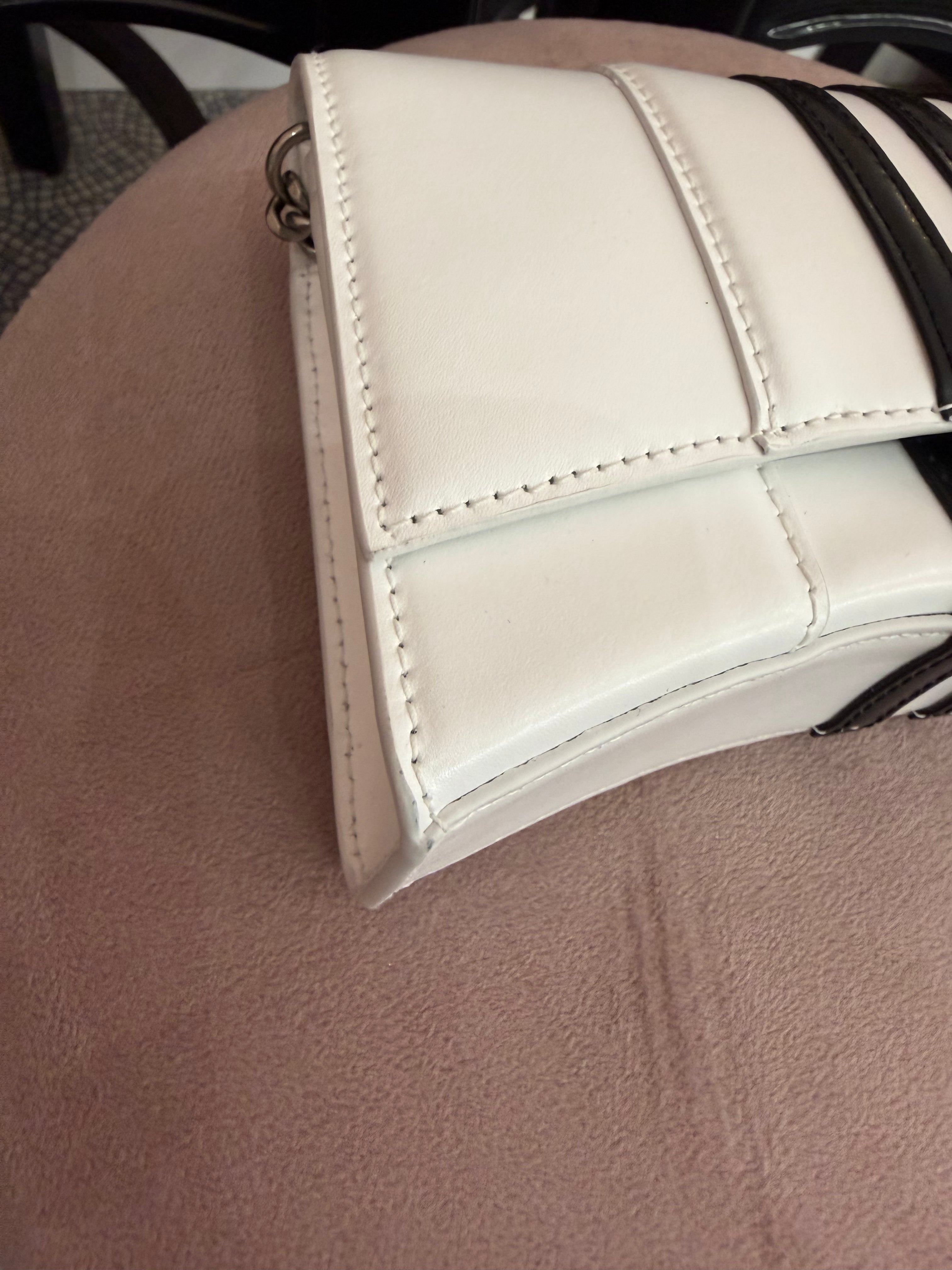 Borsa Balenciaga hourglass per adidas bianca
