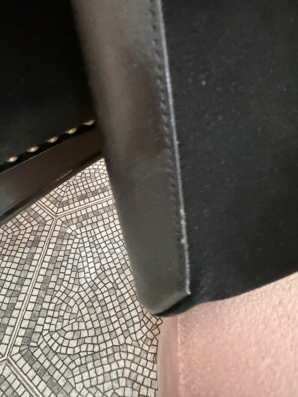 Borsa Gucci vintage in suede nera