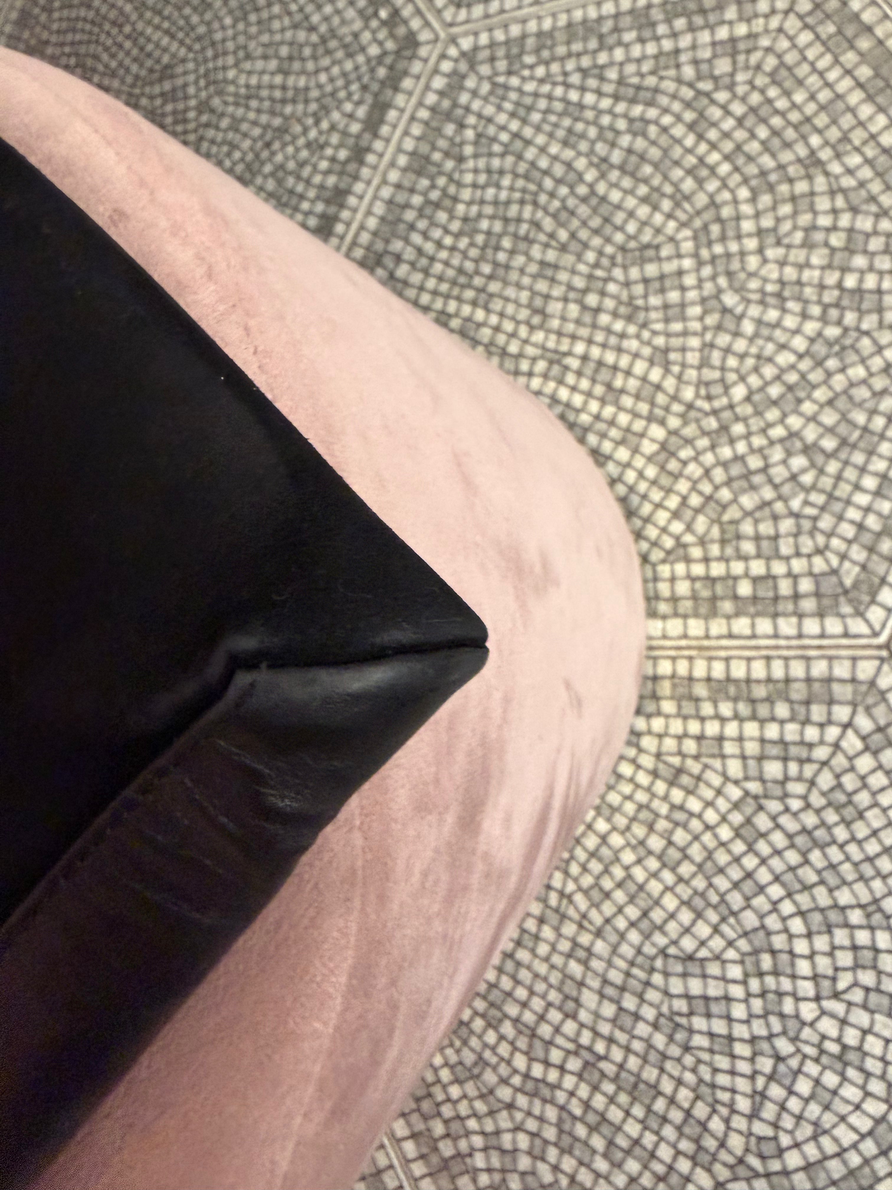 Borsa Gucci vintage in suede nera