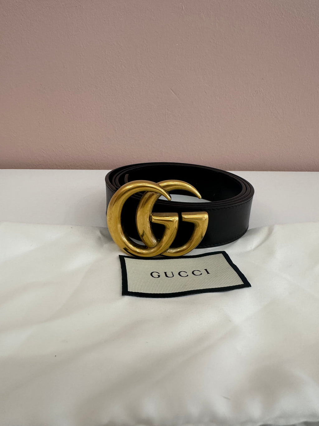 Cintura Gucci marmont unisex 3cm