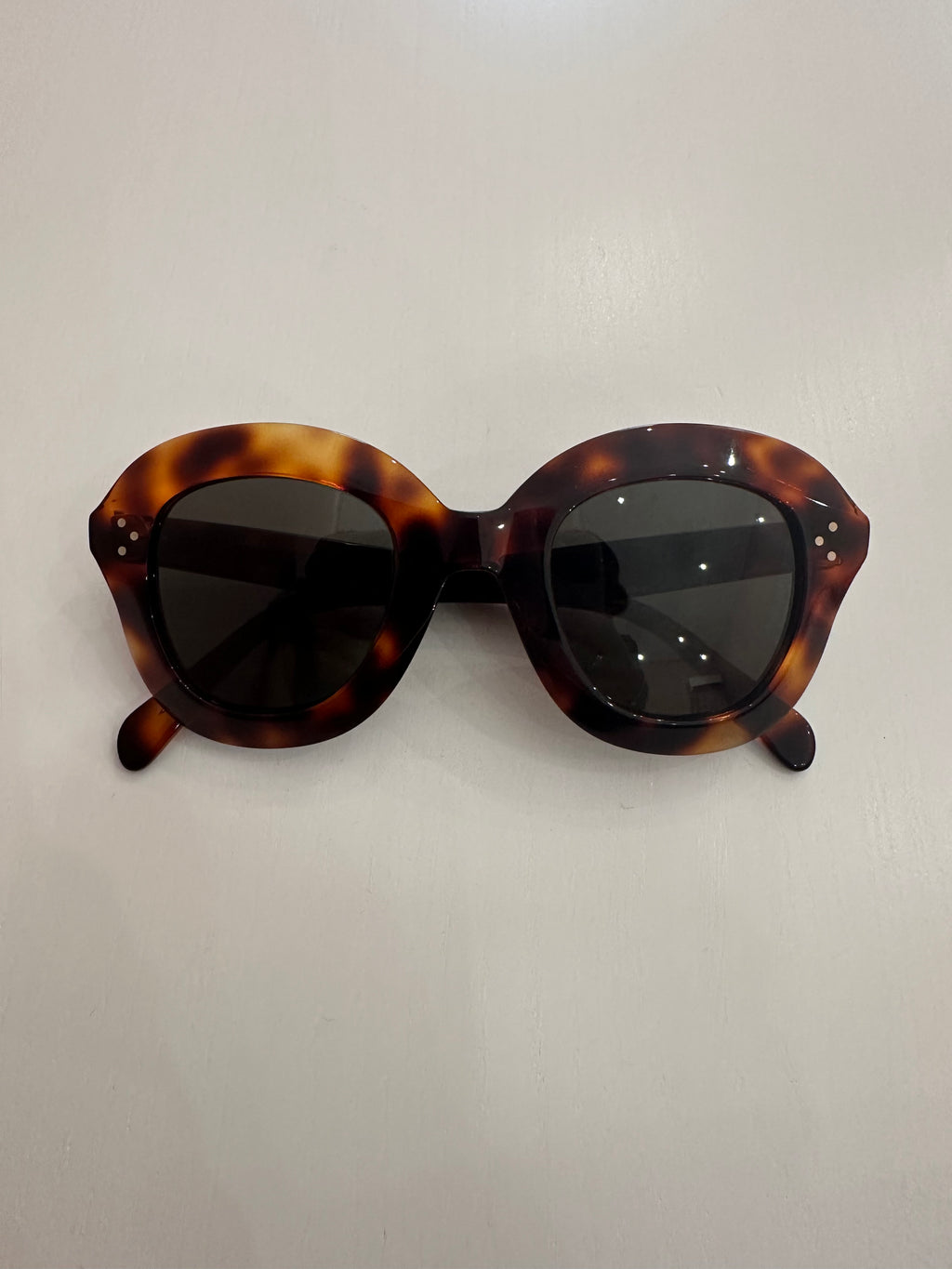 Occhiali da sole Celine oversize tartarugati