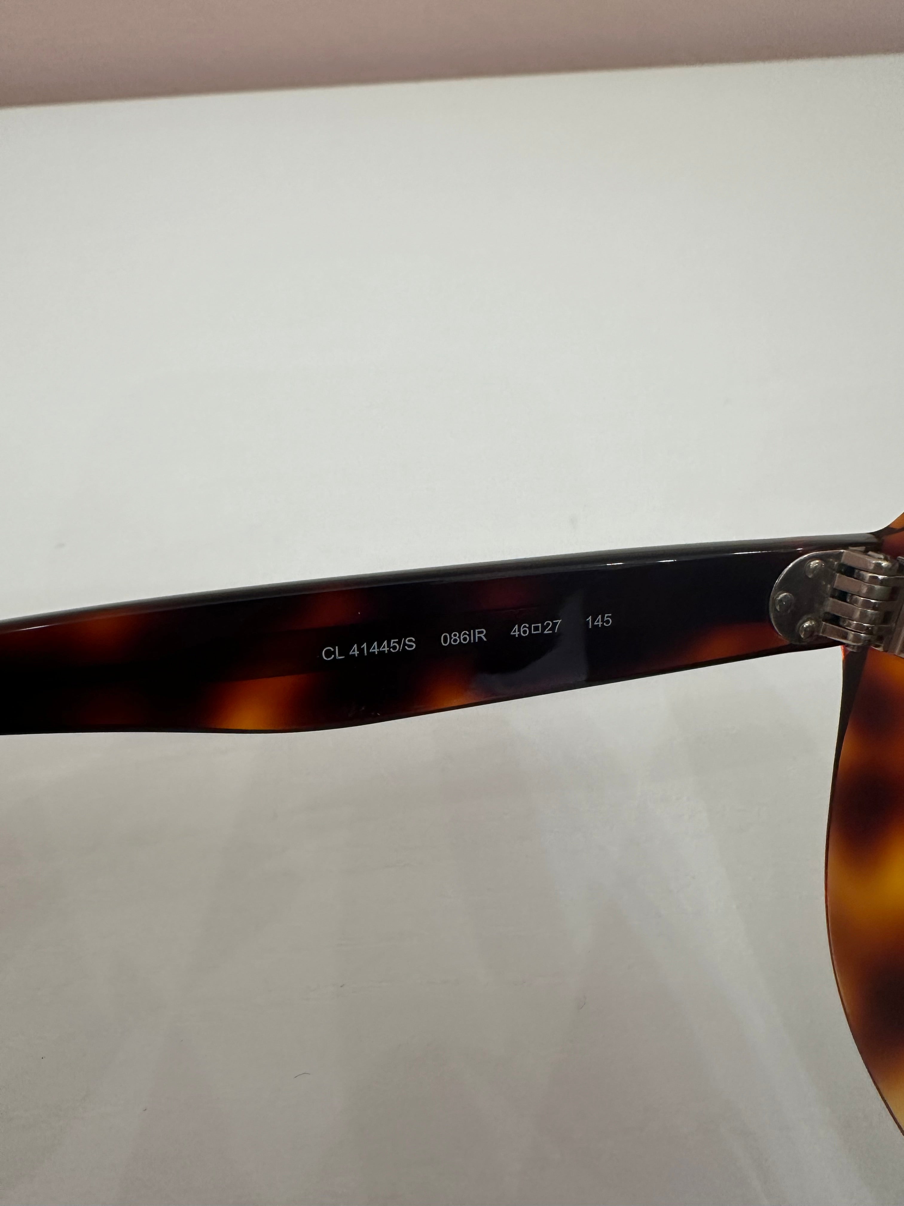 Occhiali da sole Celine oversize tartarugati