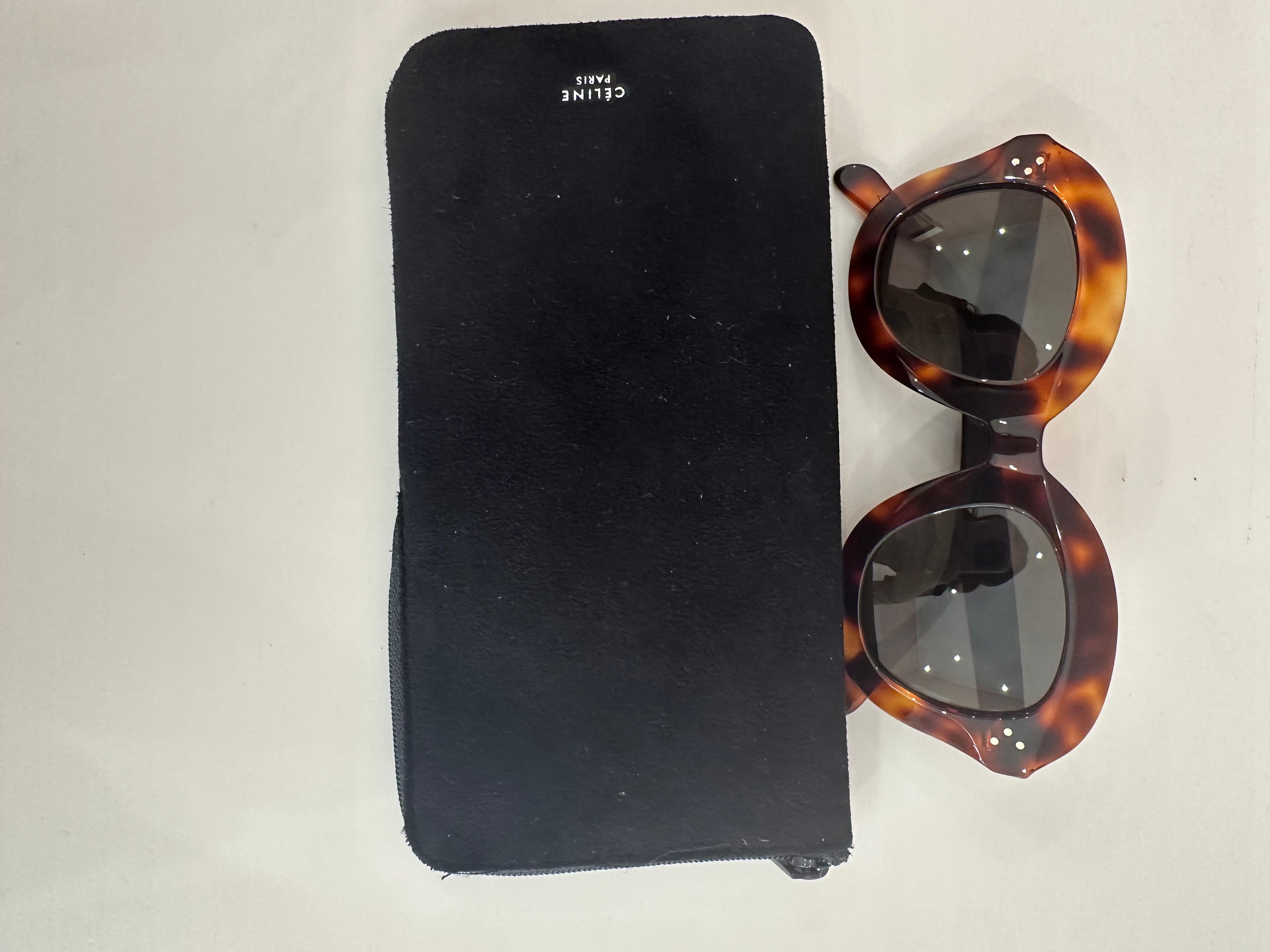 Occhiali da sole Celine oversize tartarugati