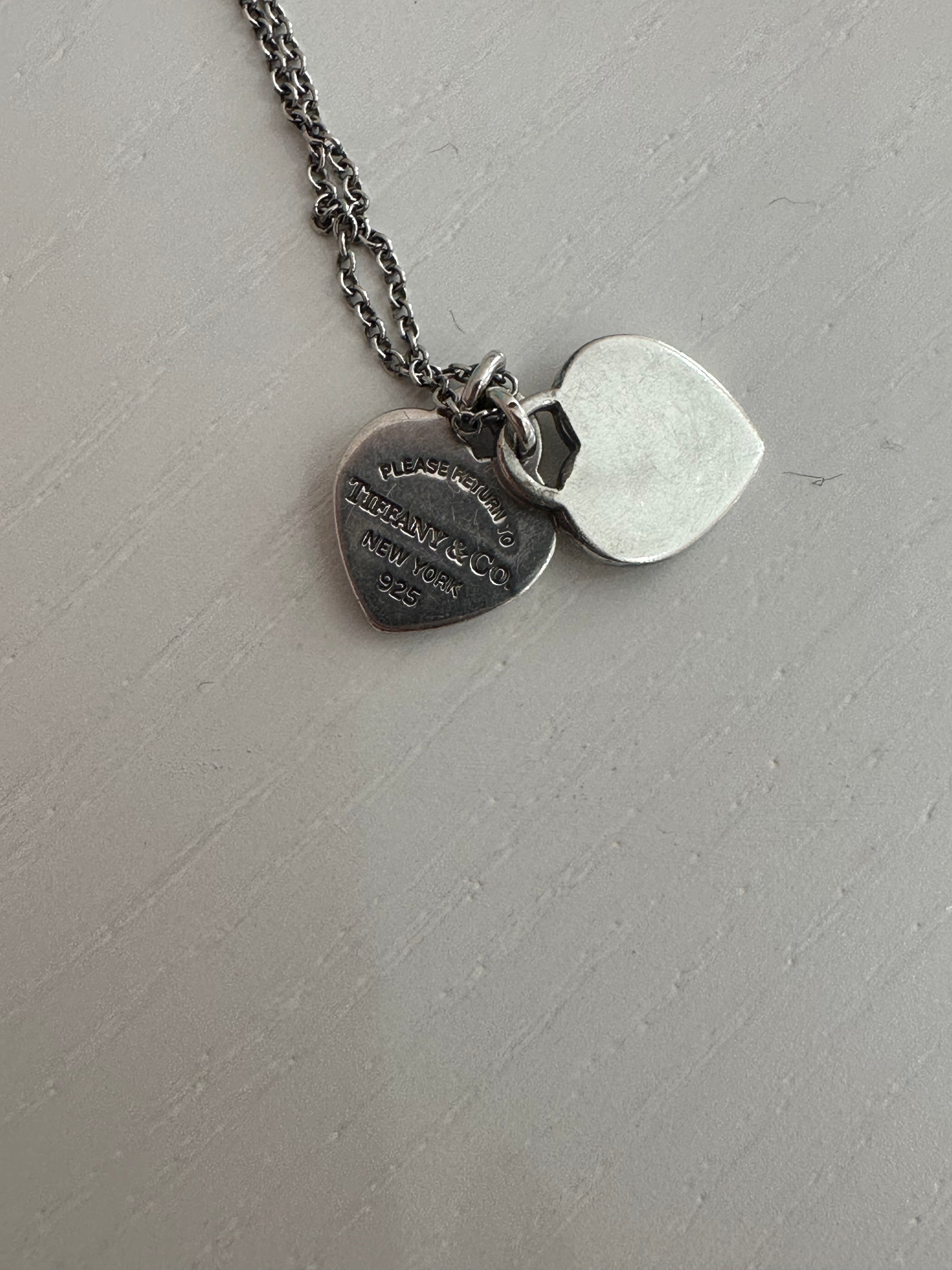 Collana Tiffany&Co double heart mini