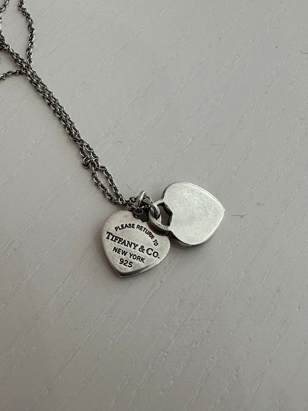 Collana Tiffany&Co double heart mini