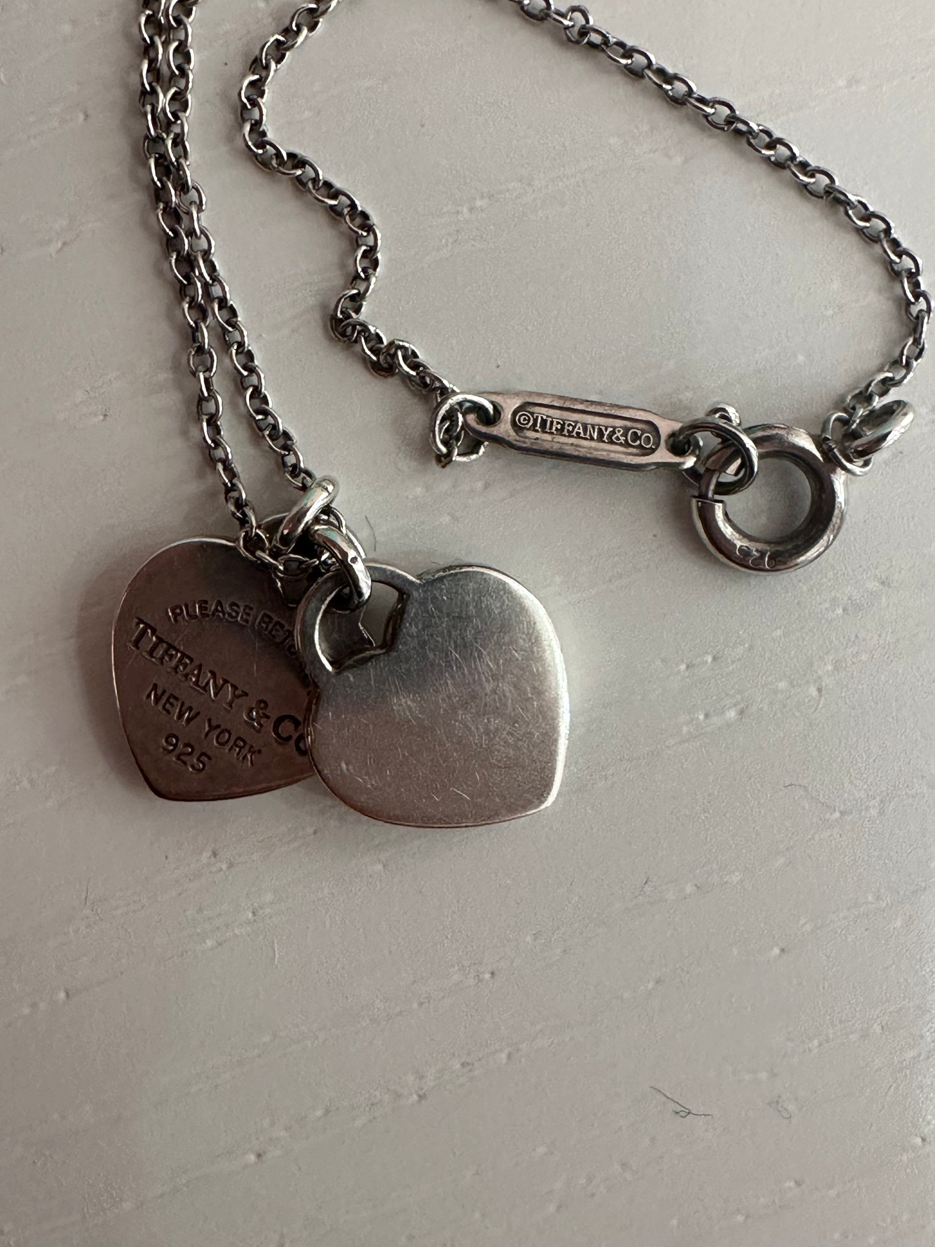 Collana Tiffany&Co double heart mini