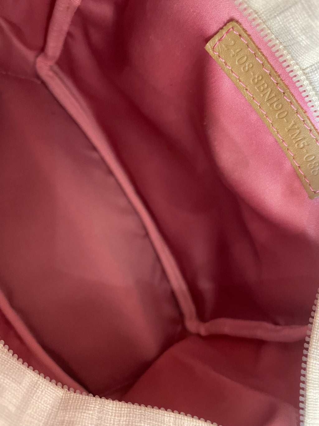 Borsa Fendi zucchino bianco e rosso