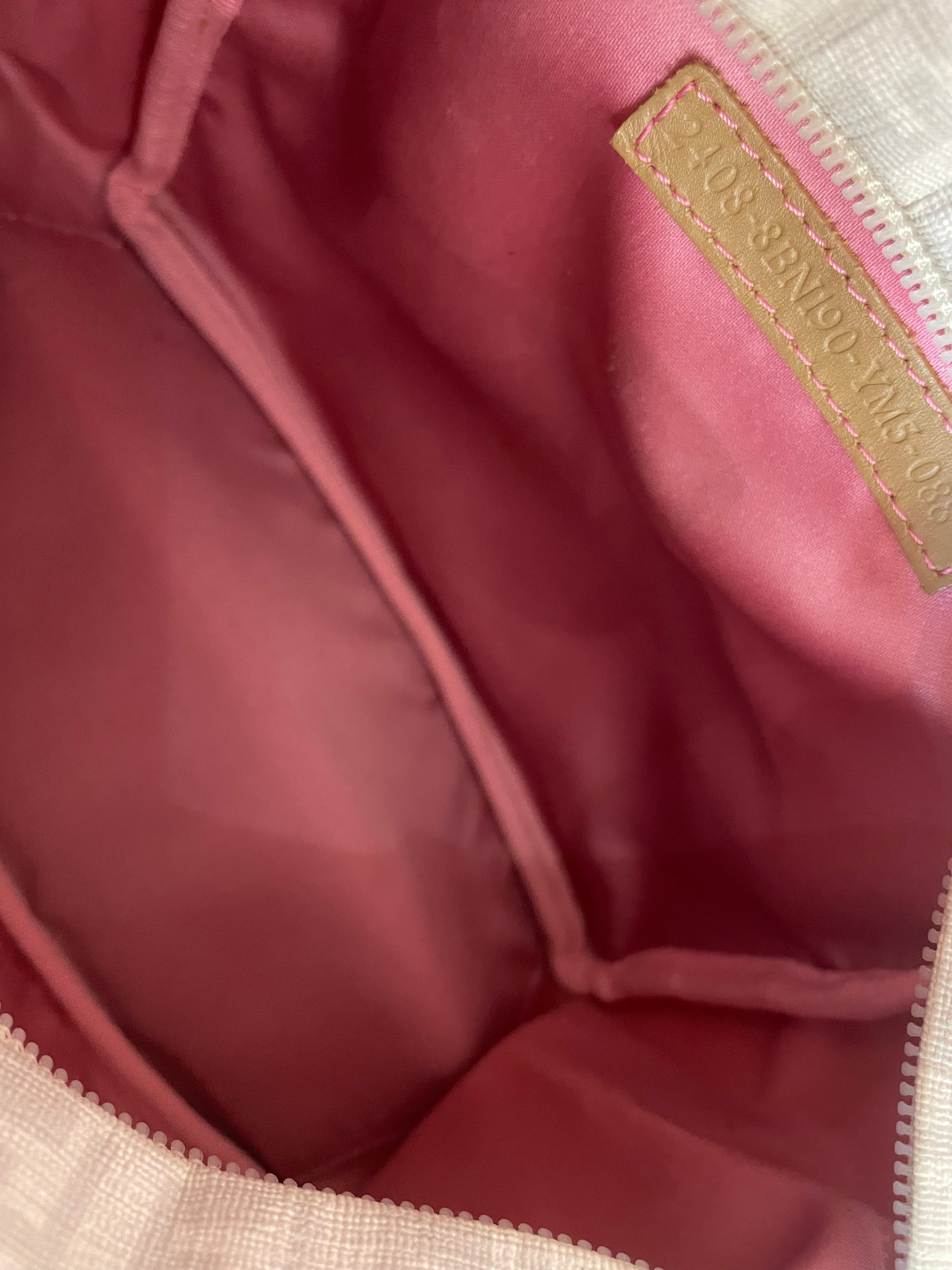 Borsa Fendi zucchino bianco e rosso