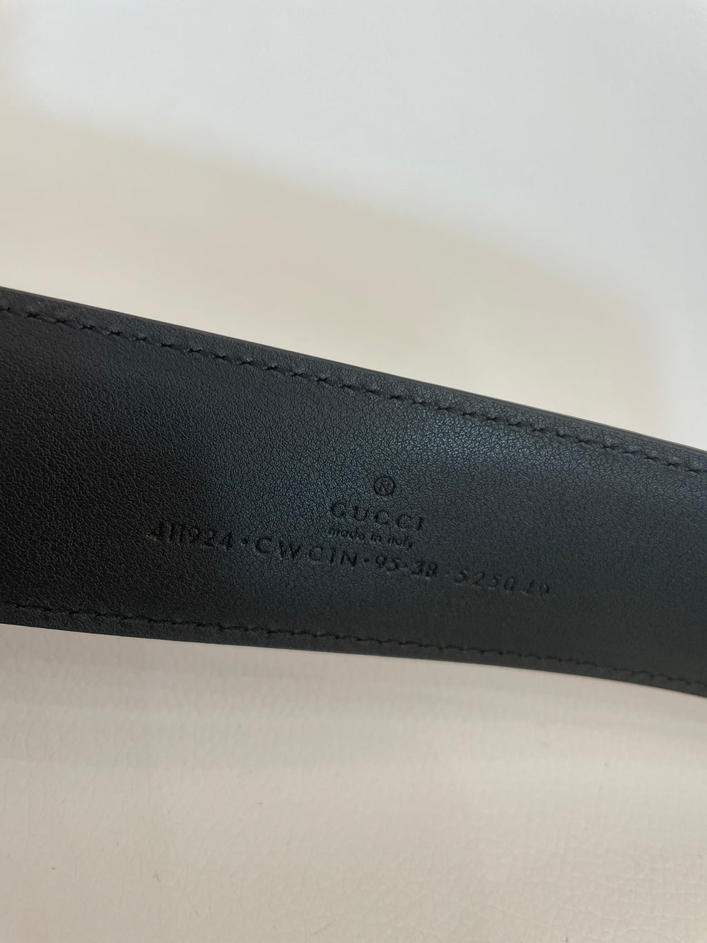 Cintura Gucci interlocking pelle