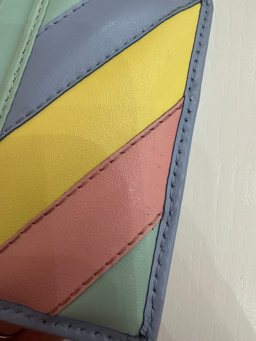 Portacarte Gucci marmont ed. limitata rainbow