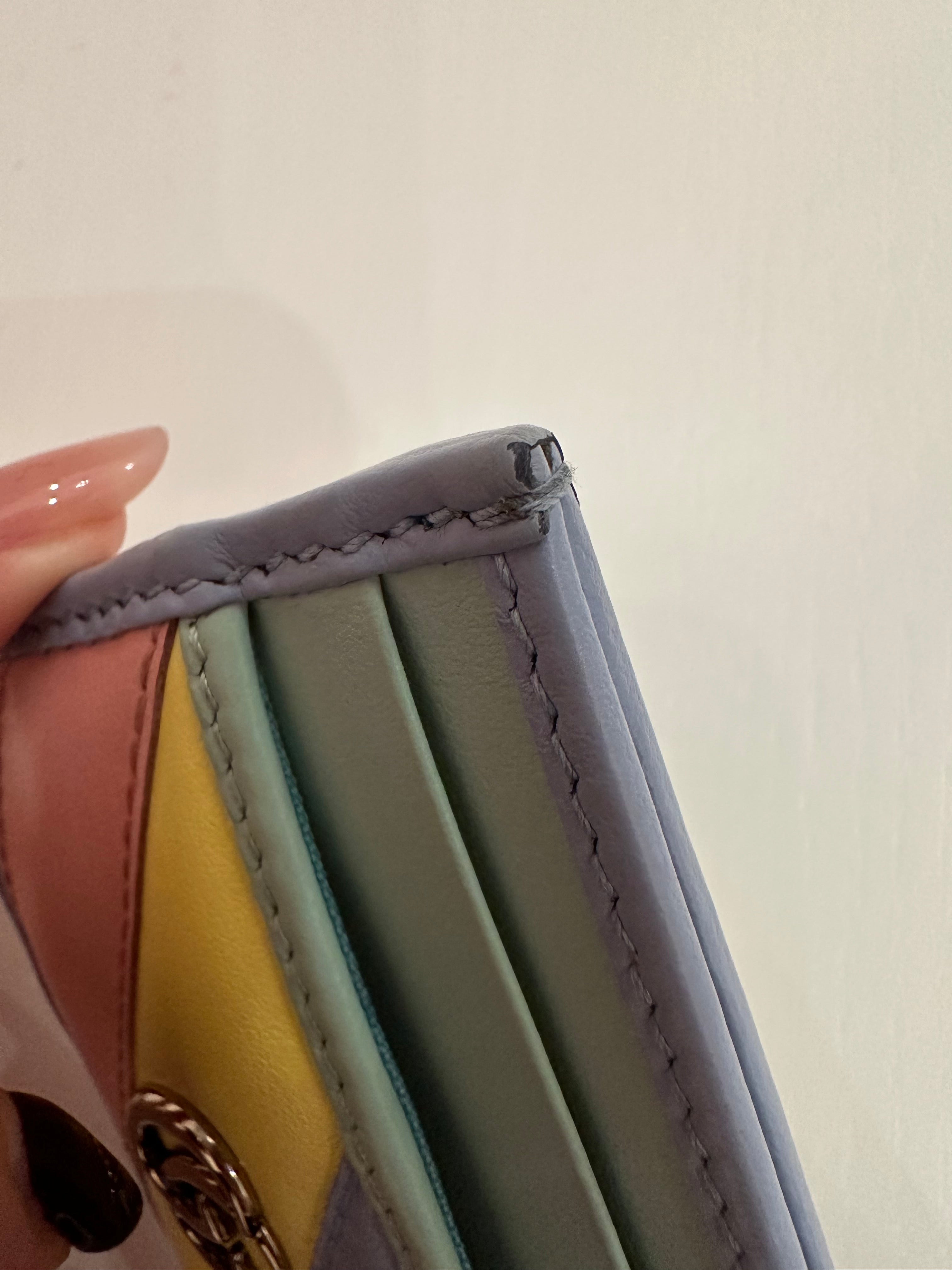 Portacarte Gucci marmont ed. limitata rainbow