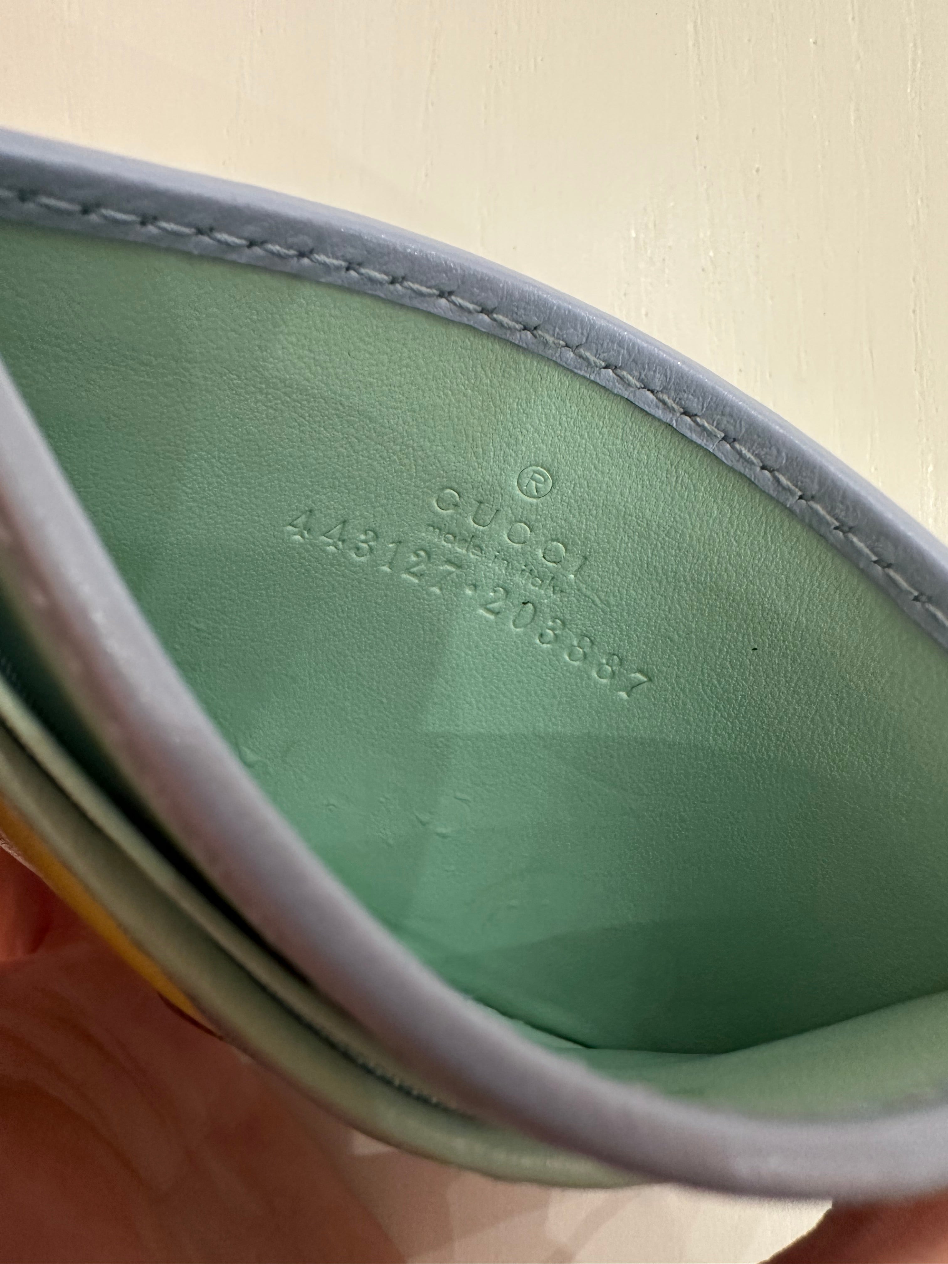 Portacarte Gucci marmont ed. limitata rainbow