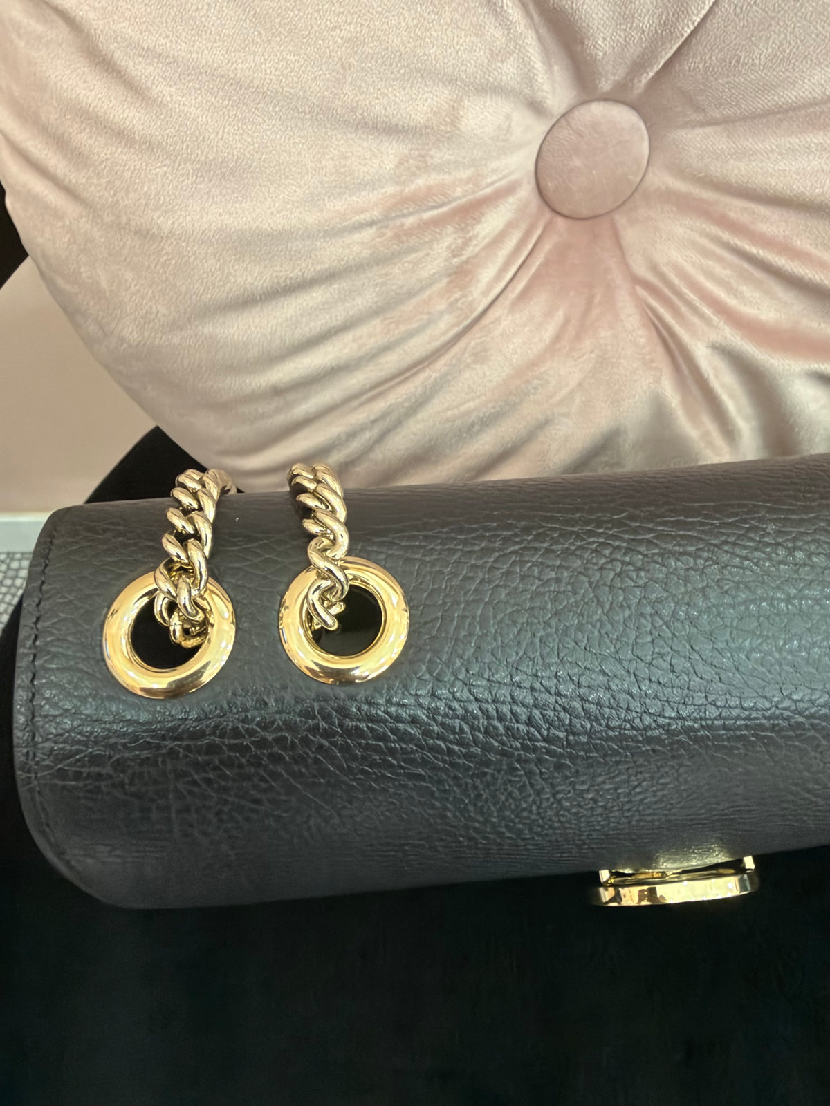 Borsa Gucci Interlocking nera