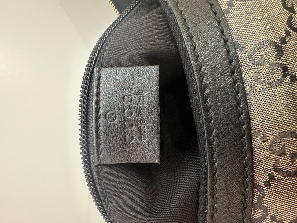 Borsa Gucci hobo in GG blu