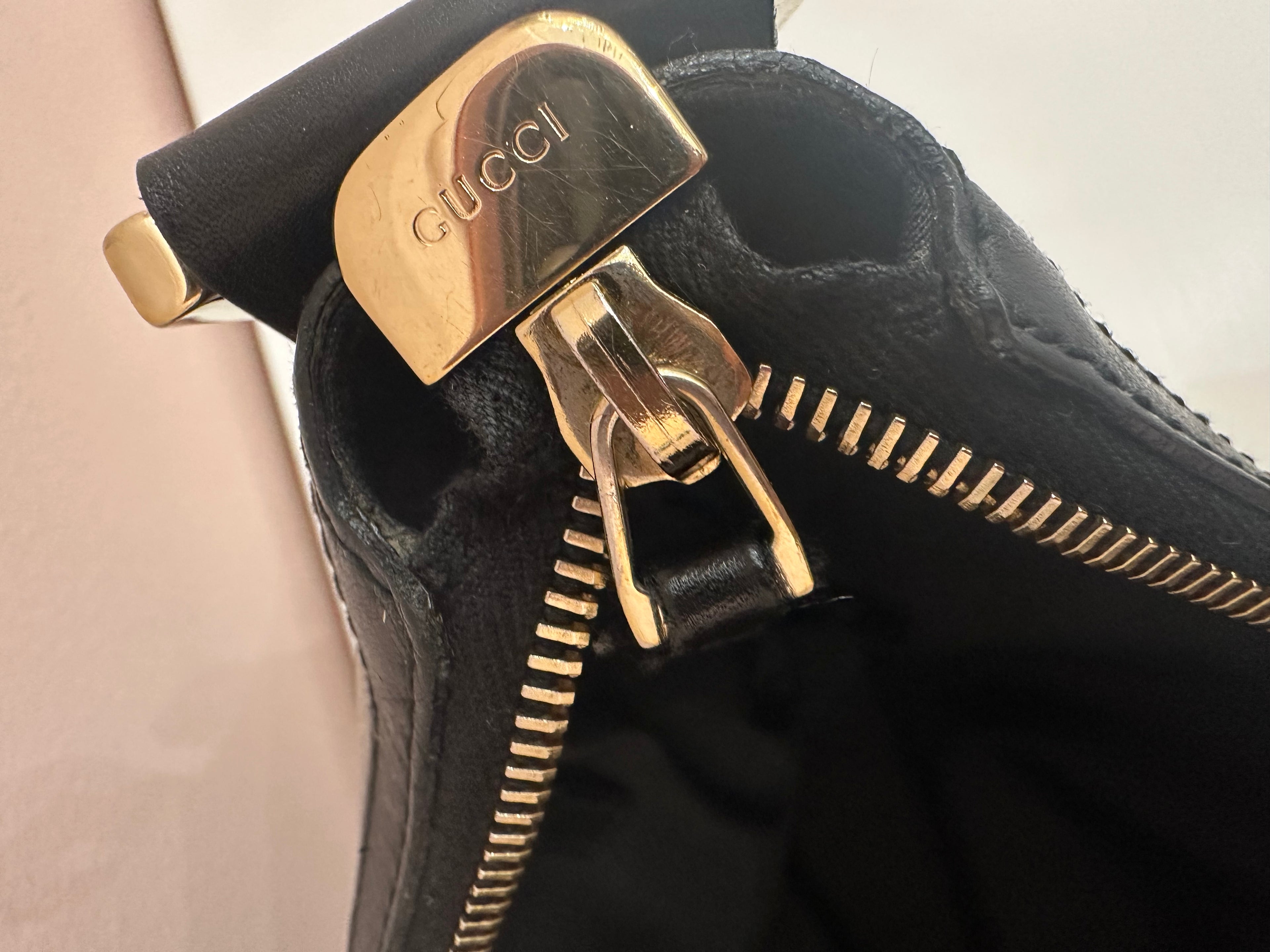 Borsa Gucci hobo in GG blu